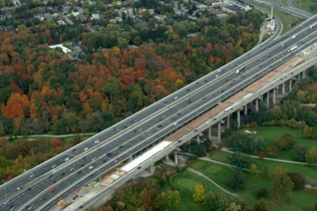 Highway 401 Eastbound Collector Lanes from Avenue Road to Leslie Street