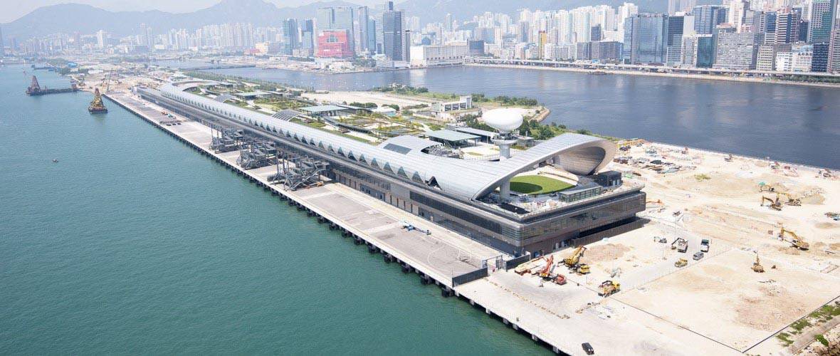 Rendering of the Kai Tak Cruise Terminal
