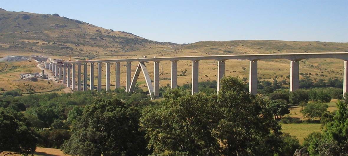View of Arroyo del Valle Viaduct