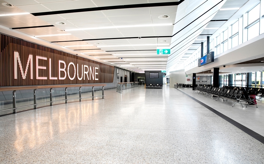 melbourne airport international travel