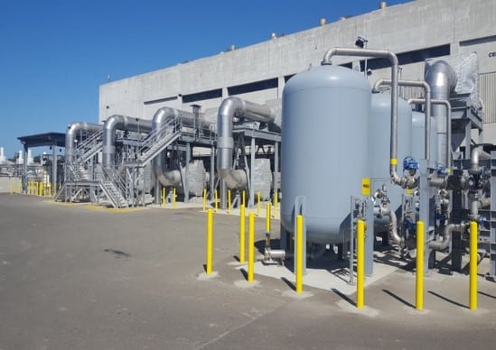 AECOM Civil Construction specialty contractor SCCI Electric performed the J-111 Central Generation Emission Controls project, a retrofit of the digester gas engines at Plant No. 1 and Plant No. 2 to comply with South Coast Air Quality Management requirements.