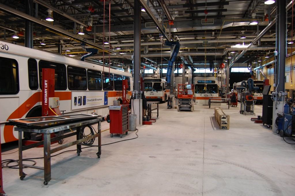 Mississauga Transit 975 Central Parkway Office & Garage Renovations