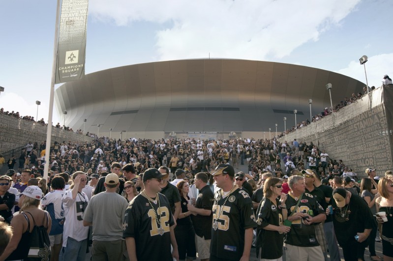 Mercedes-Benz Superdome Renovations, Photo by Phillip Gould