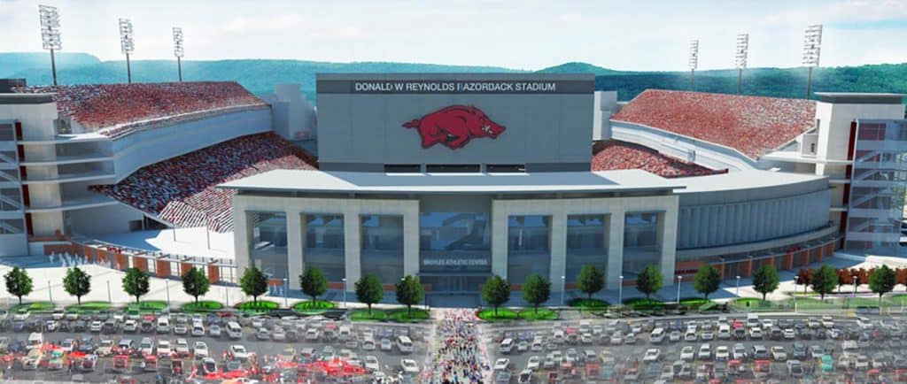 University of Arkansas Donald W. Reynolds Razorback Stadium Addition