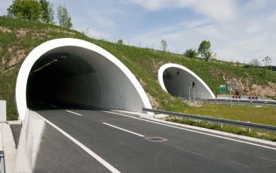 Tunel Rožman Brdo na autocesti A1 u Hrvatskoj