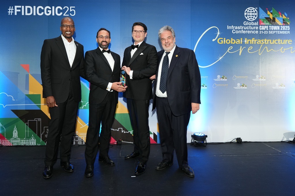 AECOM's North Bothnia Line team at the FIDIC Global Infrastructure Awards