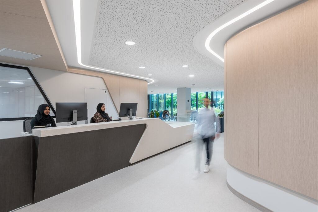Goodmans Fields Health Centre Welcoming Reception and Waiting Area